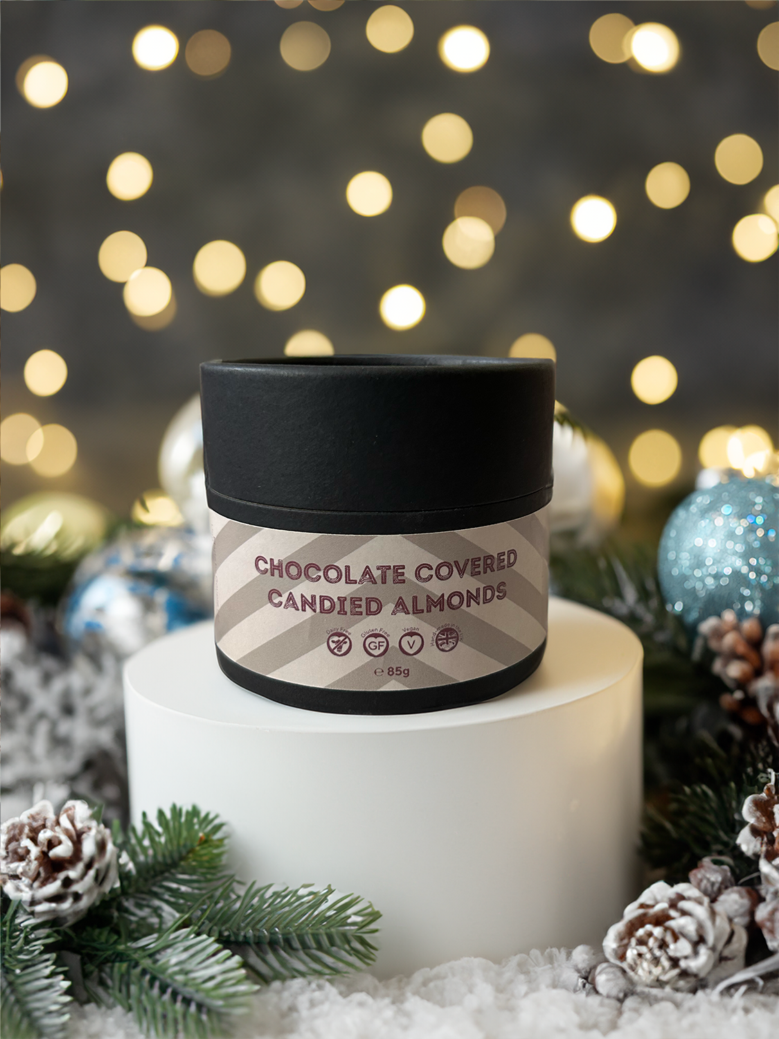 Chocolate Covered Candied Almonds