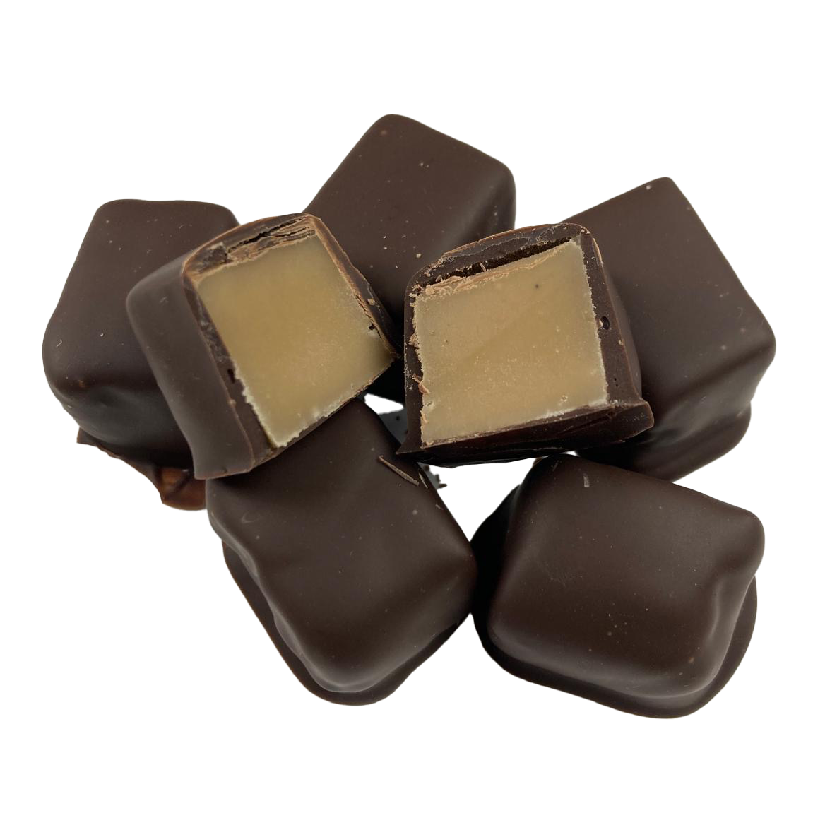 vegan fudge filled chocolates