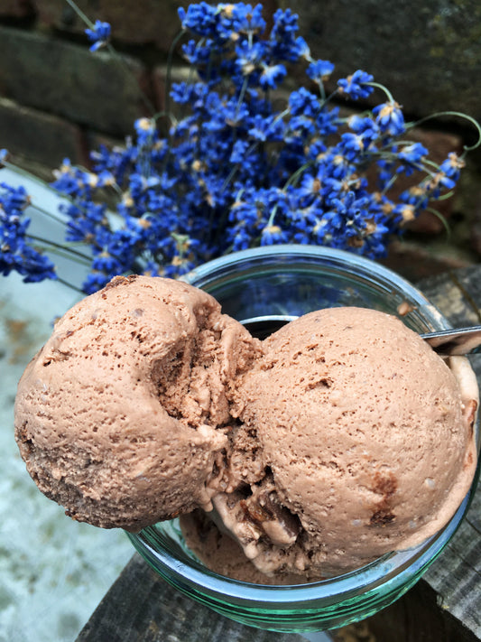 Chocolate & Lavender Ice Cream