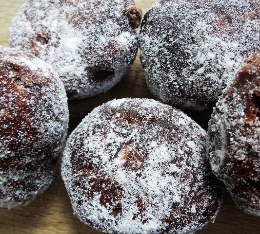 Double Chocolate Hazelnut Donuts