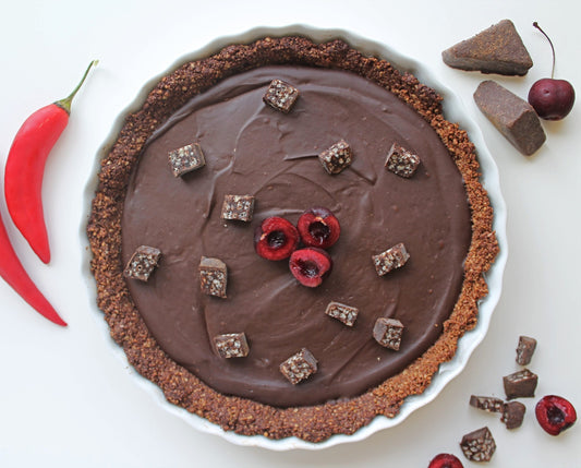 Walnut & Chilli Chocolate Tart