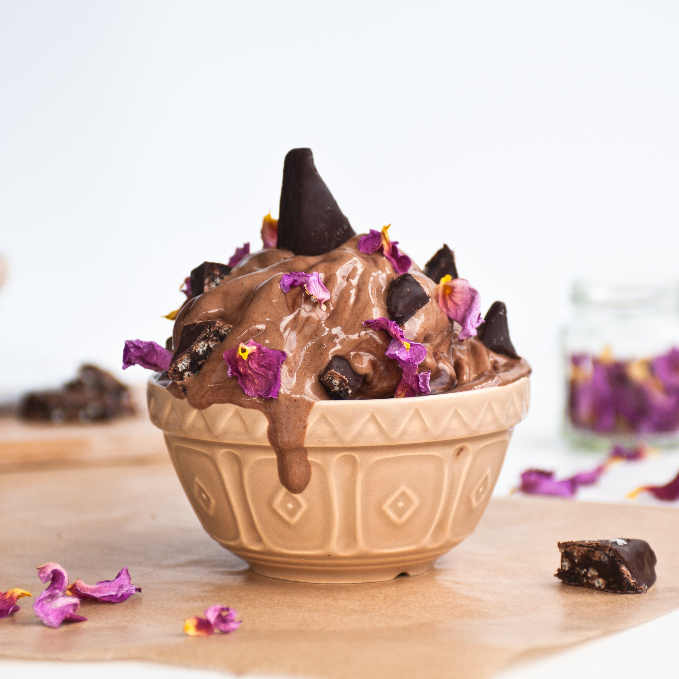 Chocolate & Lavender Ice Cream