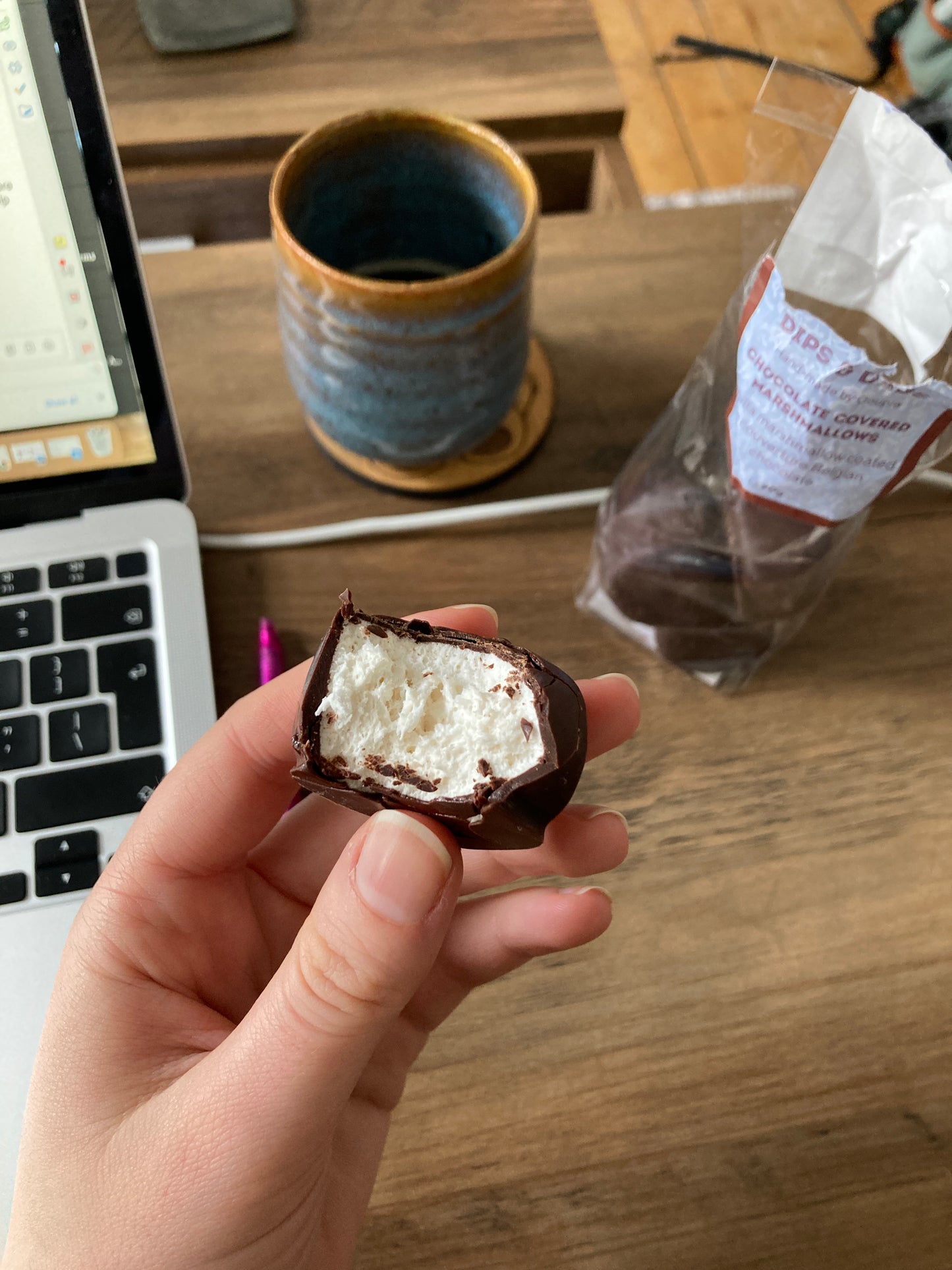 Chocolate Covered Marshmallows