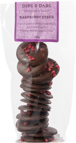 Raspberry Chocolate Discs