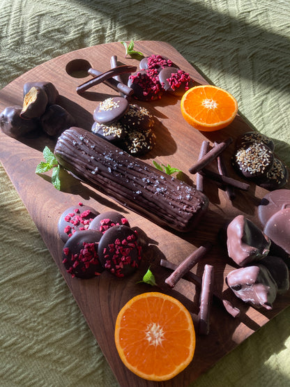 Cherry & Almond Yule Log