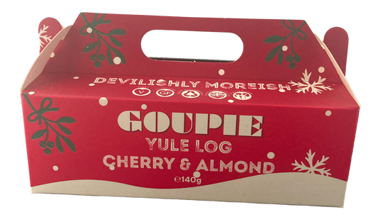 Cherry & Almond Yule Log
