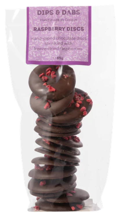 Raspberry Discs Bag